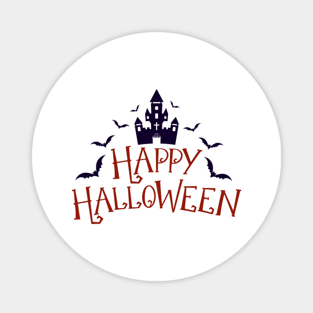 Happy Halloween Magnet by Ombre Dreams